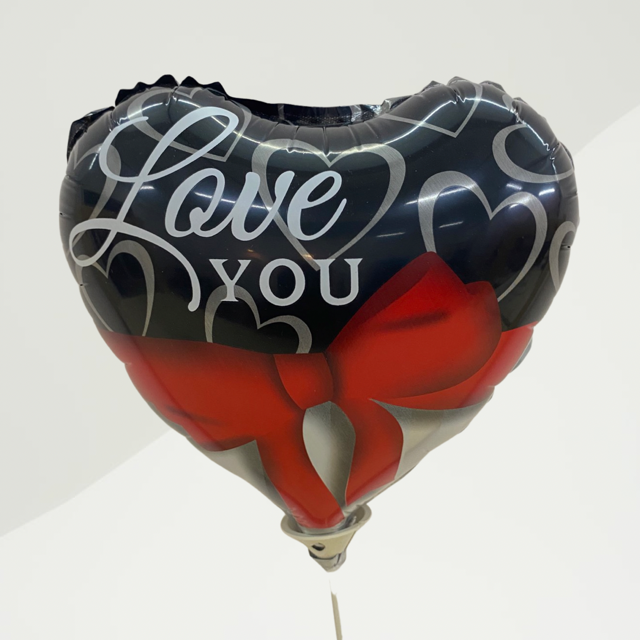 Foil Balloon 10 inch Bow dan Bunga