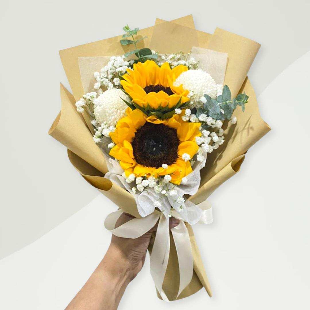 Gus flowers bouquet Bow dan Bunga